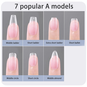 <span class=keywords><strong>Venta</strong></span> directa <span class=keywords><strong>de</strong></span> fábrica, 100 Uds., ataúd transparente <span class=keywords><strong>de</strong></span> cubierta completa, punta <span class=keywords><strong>de</strong></span> uña acrílica, prensa acrílica en uñas, <span class=keywords><strong>venta</strong></span> al por mayor, acrílico transparente - Product Image 5