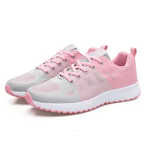 Moda yürüyüş ayakkabısı kadın pembe Sneakers kadın tenis spor ayakkabılar