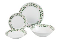 Ensemble de table de noël en céramique, service de table de bonne qualité, pas cher, Oem et Odm avec prise, assiette en porcelaine, livraison gratuite