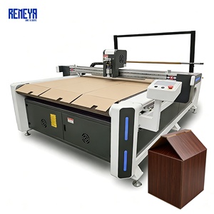 Cortadora CNC de Cama Plana Profesional de Alta Velocidad REMEYA para Cartón Corrugado de Doble Pared AB Flute de 50mm con Función de Hendido y Puntuación - Product Image 1