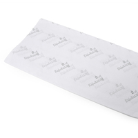 Papier d'emballage écologique avec Logo imprimé personnalisé, carton pour vêtements, papier kraft