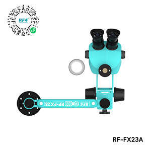 <span class=keywords><strong>Microscopio</strong></span> Estéreo Trinocular RF4 FX23A con Zoom 7X-50X, LED Ajustable y Adaptador de Cámara para Reparación Industrial y Laboratorio - Product Image 4