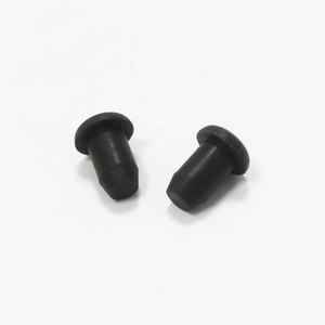 5 مللي متر حفرة للماء T نوع سيليكون التوصيل عالية درجة الحرارة مقبس مطاطي أسود سيليكون سدادة - Product Image 2