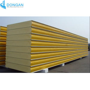 Panneaux de <span class=keywords><strong>toiture</strong></span> muraux sandwich en polyuréthane haute densité PIR/PUR Panneaux de toit et de mur sandwich stratifiés ignifuges isolés - Product Image 3