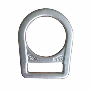 MINER’S BODY BELT  High Quality Safety Belt Hardware Accessories Steel Single Slotted D-ring Buckle For 50mm Webbing Safety Harness Accessories