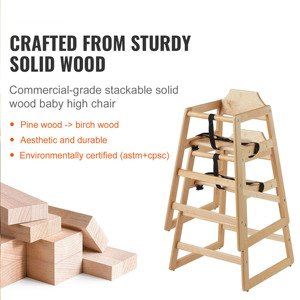 Oem/odm Manufacturers Modern Wooden Baby Dining Chair <b>With</b> Ergonomic Design Solid Wood Kitchen &amp; Bedroom Use <b>Stool</b> - Product Image 5