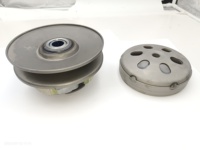 Rakitan Pulley Penggerak Rakitan Kopling Sekunder untuk Skuter UHR150 HJ150T-28 Kit Roda Penggerak Lengkap ZJKH-C0176
