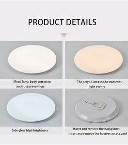 Lámpara de Techo LED Impermeable, Resistente al Polvo y a los Insectos, 20W 40W 90W IP44, para Almacén, Garaje, Pasillo - Product Image 4