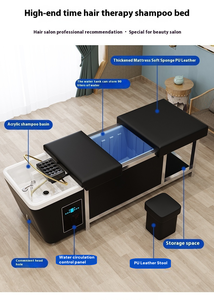 Fauteuil de lavage de cheveux Winplus, fauteuil de salon de thérapie aquatique, massage thaïlandais, spa capillaire, lit de shampooing de salon <span class=keywords><strong>sans</strong></span> raccordement à l'eau - Product Image 5