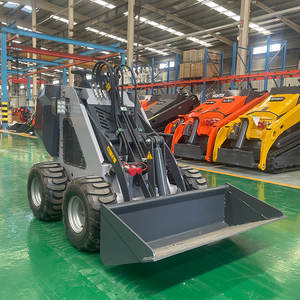 Chargeuse compacte électrique sur roues EPA Tier 4 pour la <span class=keywords><strong>location</strong></span>, modèle 320, avec godet 4-en-1, engin de construction - Product Image 4