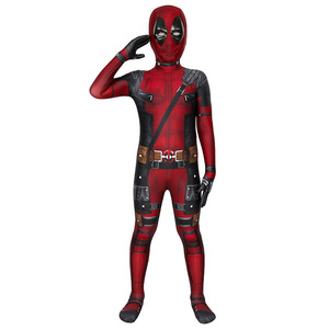 Traje de Cosplay para Hombre, Rojo, Spandex/Nylon, Traje de Cuerpo Entero, Impresión por Sublimación, Ropa para Halloween y Actuaciones - Product Image 2