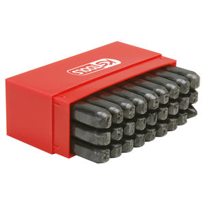 Juego de 26 letras para golpear y perforar para etiquetas de embalaje personalizadas - Product Image 1