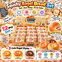 Jouet Squishy Géant en Forme de Donut, en PU, à Remontée Lente, Anti-Stress, Vente Chaude, Vente en Gros Directe Usine