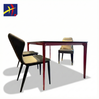 Pieds de table en métal réglables en hauteur, durables, chromés noirs, pour bureau moderne, usage intensif, idéal pour salle de réunion