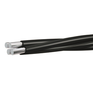 สายไฟฟ้าอะลูมิเนียมแบบมีฉนวน XLPE ชนิด ABC ขนาด 0.6 1 กิโลโวลต์ ทนทานต่อสภาพอากาศ พร้อมแกนทองแดงนำไฟฟ้า สำหรับติดตั้งระบบไฟฟ้าแรงดันต่ำแบบเหนือศีรษะ - Product Image 1