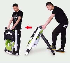 Siège <span class=keywords><strong>rehausseur</strong></span> pour bébé multifonctionnel, moderne, pliable, portable, en plastique, sécurisé, chaise haute pour enfants, mobilier pour enfants - Product Image 6