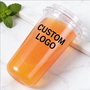 แก้วพลาสติกใสแบบใช้แล้วทิ้งขนาด 12 ออนซ์ 32 ออนซ์ 480 มล. สำหรับน้ำผลไม้ แก้วน้ำพลาสติก - Product Image 6