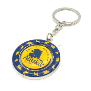 Porte-clés souvenir en métal émaillé en forme de cœur avec la silhouette de la ville de Boston, vente chaude, cadeau touristique américain - Product Image 5