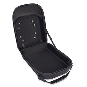 حقيبة تخزين مخصصة للسفر والتخييم من يتيان، حقيبة حمل مريحة سوداء مقاومة للماء من مادة EVA+PU، حافظة صلبة لـ 6 قبعات بيسبول - Product Image 4