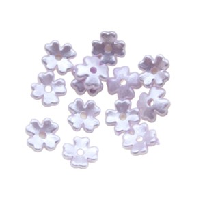 Pétales de trèfle à quatre feuilles miniatures 6 mm en résine plastique, accessoires de bijoux DIY pour boucles d'oreilles, bracelets, fournitures d'artisanat - Product Image 5