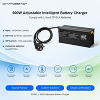 Chargeur de batterie intelligent réglable 900W 60-90V 3-10A avec écran LCD pour batteries au plomb-acide, Li-ion et LifePO4 60V 72V 10A