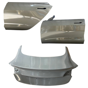 Reemplazo de la tapa del maletero de acero Premium del coche cubierta del panel de la puerta central delantera para Tesla Model <span class=keywords><strong>3</strong></span> - Product Image 1