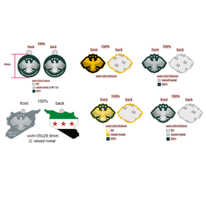 In Stock Syria 2025 il nuovo emblema nazionale distintivi simboli politici del Medio Oriente adesivi per telefoni smaltati regali governativi personalizzati - Product Image 5