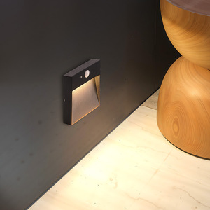 Led Sensor Wall <b>Light</b> Ip65 Aluminum Waterproof Outdoor Step Lighting With <b>Motion</b> Detection For Stairway Corner - Product Image 1