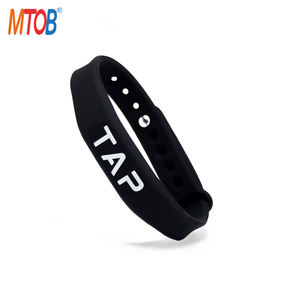 Gelang gaya modis silikon 13.56mhz NFC NTAG215 tipe <span class=keywords><strong>2</strong></span> NTAG215 NFC - Product Image 3