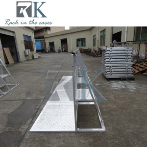 Barreras de Control de Multitudes de Aluminio para Exteriores, Barrera de Seguridad para Eventos, Valla de Barricada para Control de Peatones en Obras de Construcción - Product Image 5