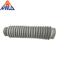 Couvre-vis ignifuge en silicone gris résistant à la chaleur 300°C pour machines CNC, protection antichoc