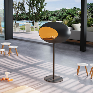 Brûleur de cheminée au bioéthanol, poêle à alcool sur pied pour intérieur, articles de décoration pour salon, cheminées décoratives modernes - Product Image 1