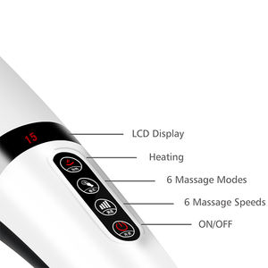 LUYAO-masajeador de tejido profundo recargable a mano, máquina de masaje de cuerpo completo de percusión eléctrica inalámbrica con diseño portátil - Product Image 3