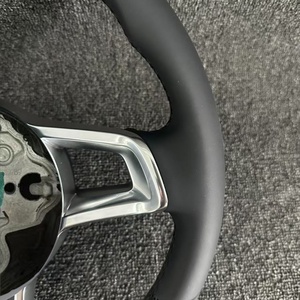พวงมาลัยรถยนต์หุ้มหนังสำหรับรถยนต์ Volkswagen <span class=keywords><strong>VW</strong></span> CC Magotan Golf 4 5 6 7 R <span class=keywords><strong>Jetta</strong></span> MK5 MK6 MK7 MK7.5 Polo Tiguan Passat GTl GTS GTD - Product Image 4