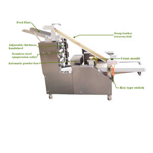 Máquina Comercial de Alto Rendimiento para Alimentos, Prensa de Tortillas de Harina, Máquina para Hacer Pan Plano de Maíz, Máquina para Hacer Chapati en Venta - Product Image 5