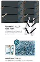 Persianas de Aluminio Modernas Personalizadas ZEKIN, Persianas Enrollables para Exteriores, Persianas Corredizas para Ventanas, Persianas de Aluminio