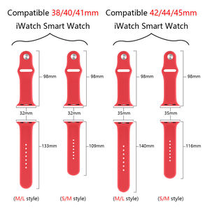 Correas de Reloj Deportivas Ajustables, Transpirables e Impermeables de Silicona Suave HUANLONG para Relojes Inteligentes de 38-46 mm, de Lujo - Product Image 4