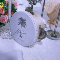 Customized Drum Head 4 Inch Musical Instrument Personalized Church Wedding Tambourine Drum toy Adult Dance Party Favor Drum