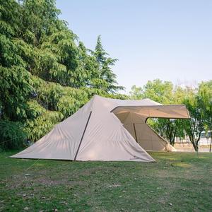 Auvent de voiture HOUMU pour toutes les saisons - Tente de couverture portable pliable en tissu Oxford imperméable respirant écologique pour le <span class=keywords><strong>camping</strong></span> et la pêche - Product Image 4