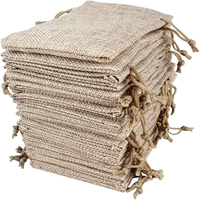 Vente en gros Sac cadeau pliable réutilisable avec corde à tirer Sac de jute avec logo personnalisé Différentes tailles et couleurs en chanvre nylon