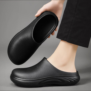 Food Production Worker Boots Easy to Clean Waterproof Anti-Oil Rubberized EVA Foam Wholesale Low Moq Kitchen <strong>Cloggs</strong> Chef Shoes - Product Image 6
