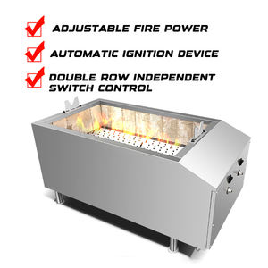 Máquina de asador de pollo a <span class=keywords><strong>precio</strong></span> barato Pusuo, asador de barbacoa, asador de cordero, máquina asadora de barbacoa - Product Image 5