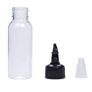 Plastic Manufacture 2oz 4oz 8oz 10oz 16oz Plastic <b>Bottles</b> with Twist Top Cap for Paint Ink Screw Cap <b>Squeeze</b> <b>Bottle</b> - Product Image 3