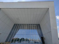 Panneau en nid d'abeille en acier inoxydable A2 ignifuge pour façades de bâtiments, léger, haute résistance, durée de vie de 15 à 30 ans