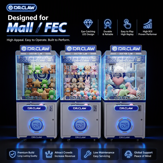 Mini Crane Claw Machine Plush Toys Doll Machine for Game Center Indoor Coin Operated Gift Machine Amusement Game