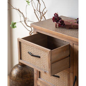 Armadio in legno massello in stile Country casale in stile retrò con mensola, soggiorno mobili in legno massiccio - Product Image 6