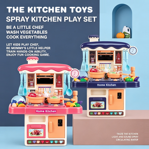 Ensemble de <span class=keywords><strong>cuisine</strong></span> portable pour enfants de 5 à 13 ans - Accessoires de <span class=keywords><strong>cuisine</strong></span> en plastique pour jouer en plein air - Product Image 2