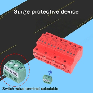 Dispositivo <span class=keywords><strong>di</strong></span> Protezione da Sovratensioni Leihao Personalizzato CE SPD 275V 80-160KA 4P AC per Sistemi Solari e Apparecchiature Elettroniche - Product Image 4