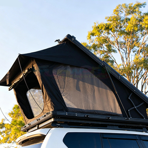 Carpa de techo rígida de lujo para 4 personas, impermeable, para exteriores, para verano, 4x4, todoterreno, para las 4 estaciones, para acampar en el techo del coche. - Product Image 1