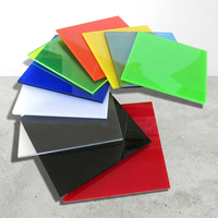Acrylique PMMA pour feuilles résistantes aux UV, service de découpe, verre coloré coulé